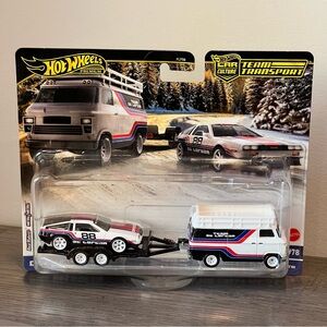 2025 Hot Wheels Premium Car Culture Team Transport DMC DeLorean HW Rally Hauler